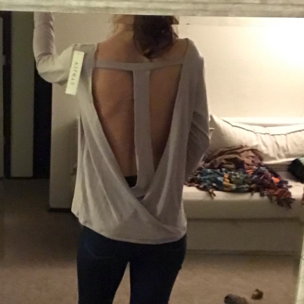 Open-Back Long Sleeve